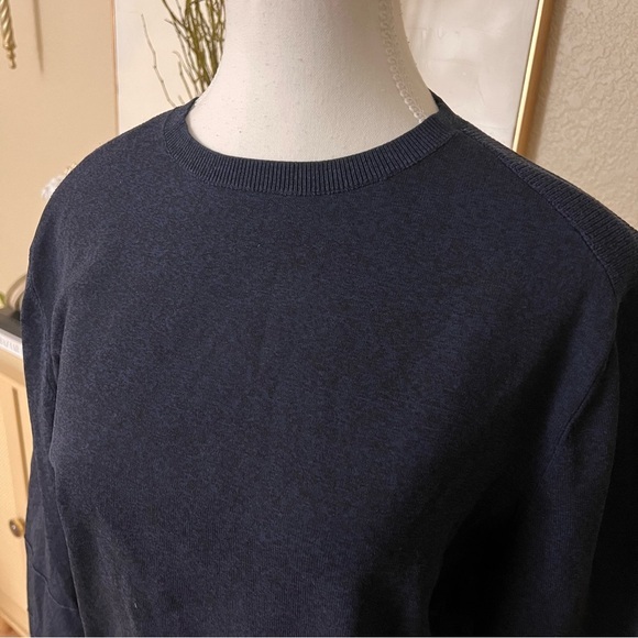 MINISTRY OF SUPPLY Navy Supply Atlas Sweater Long Sleeve Tech Crewneck Sz Small - Picture 3 of 8